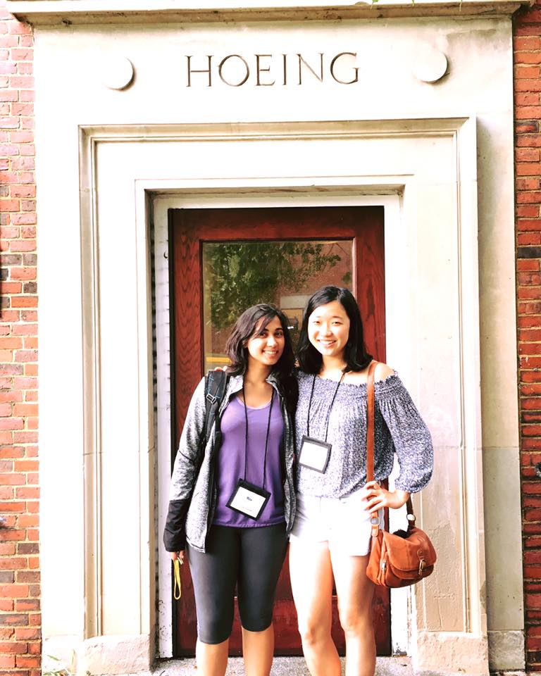 Ria and I are co-RAs for Hoeing 2 during 2016-17 academic year