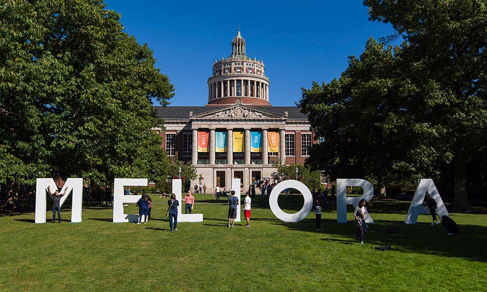 meliora letters in the quad