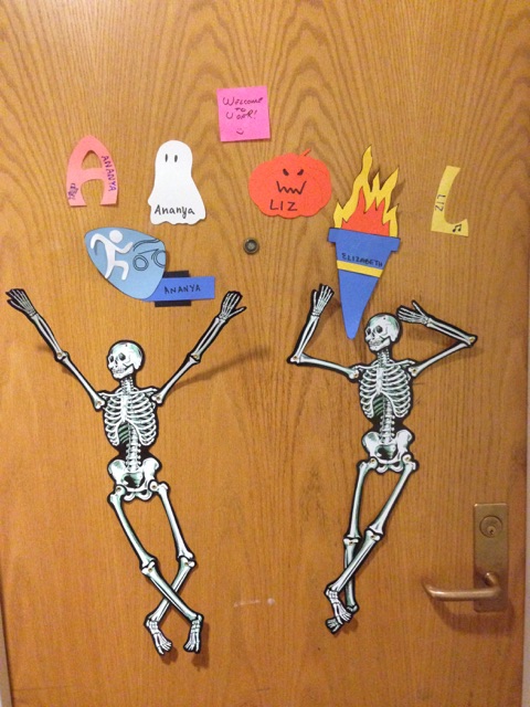 Halloween door tags