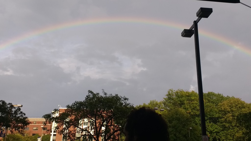  A happy rainbow after a very Meliora day