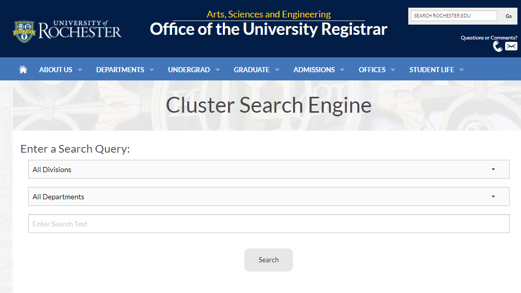 Cluster Search Engine