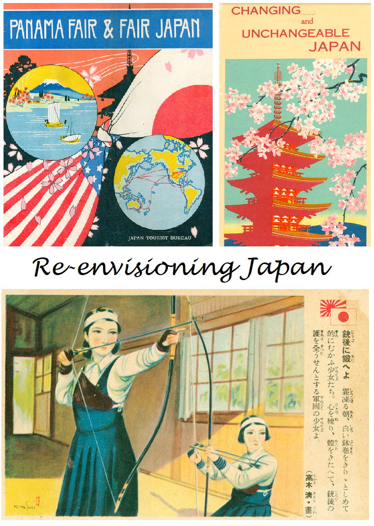 Collage of traditional Japanese art