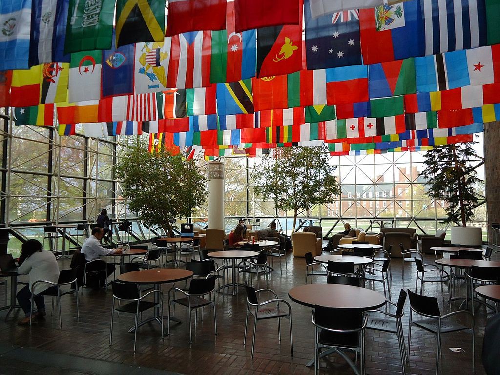 Flag Room in Wilson Commons