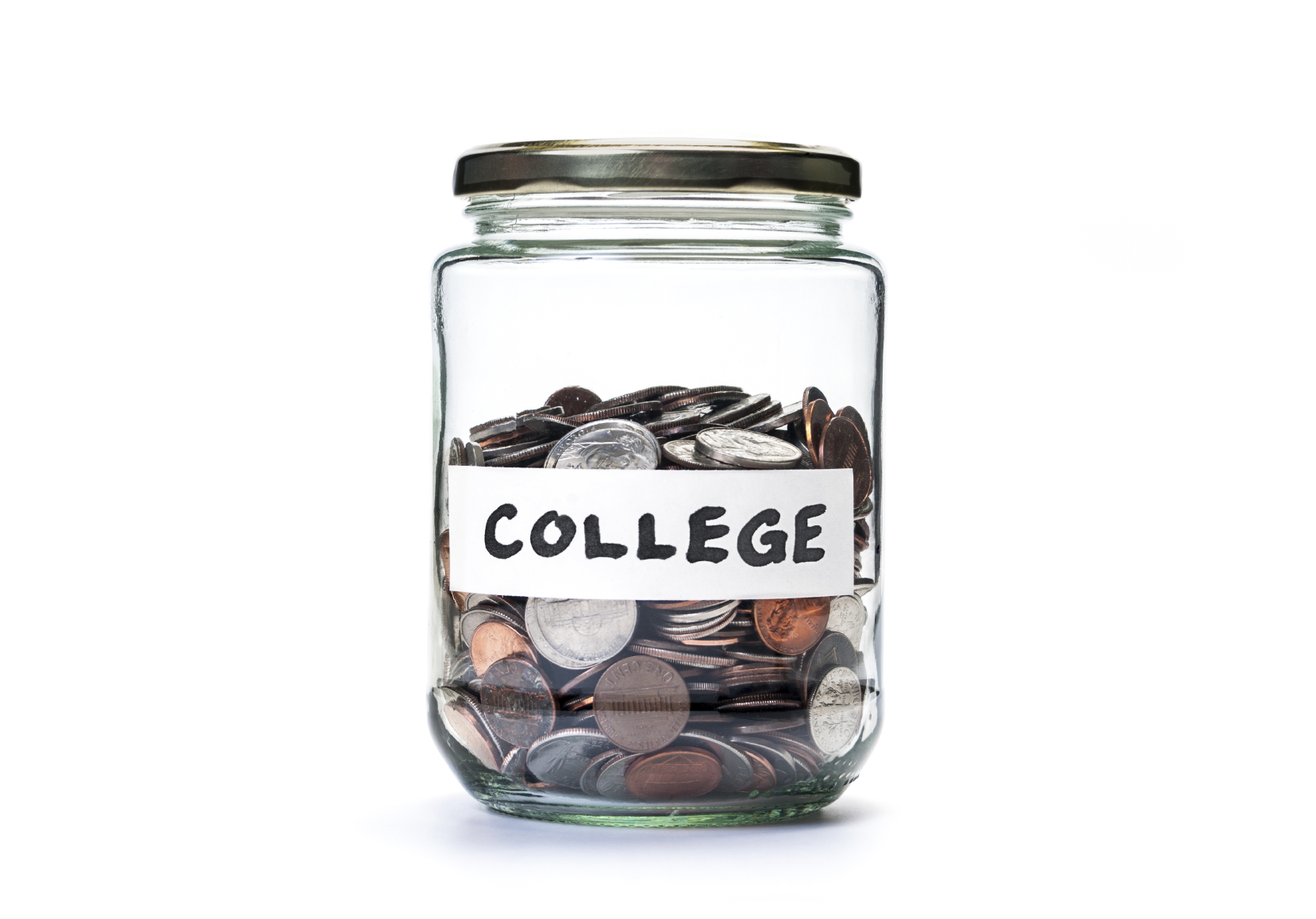 College savings coin jar